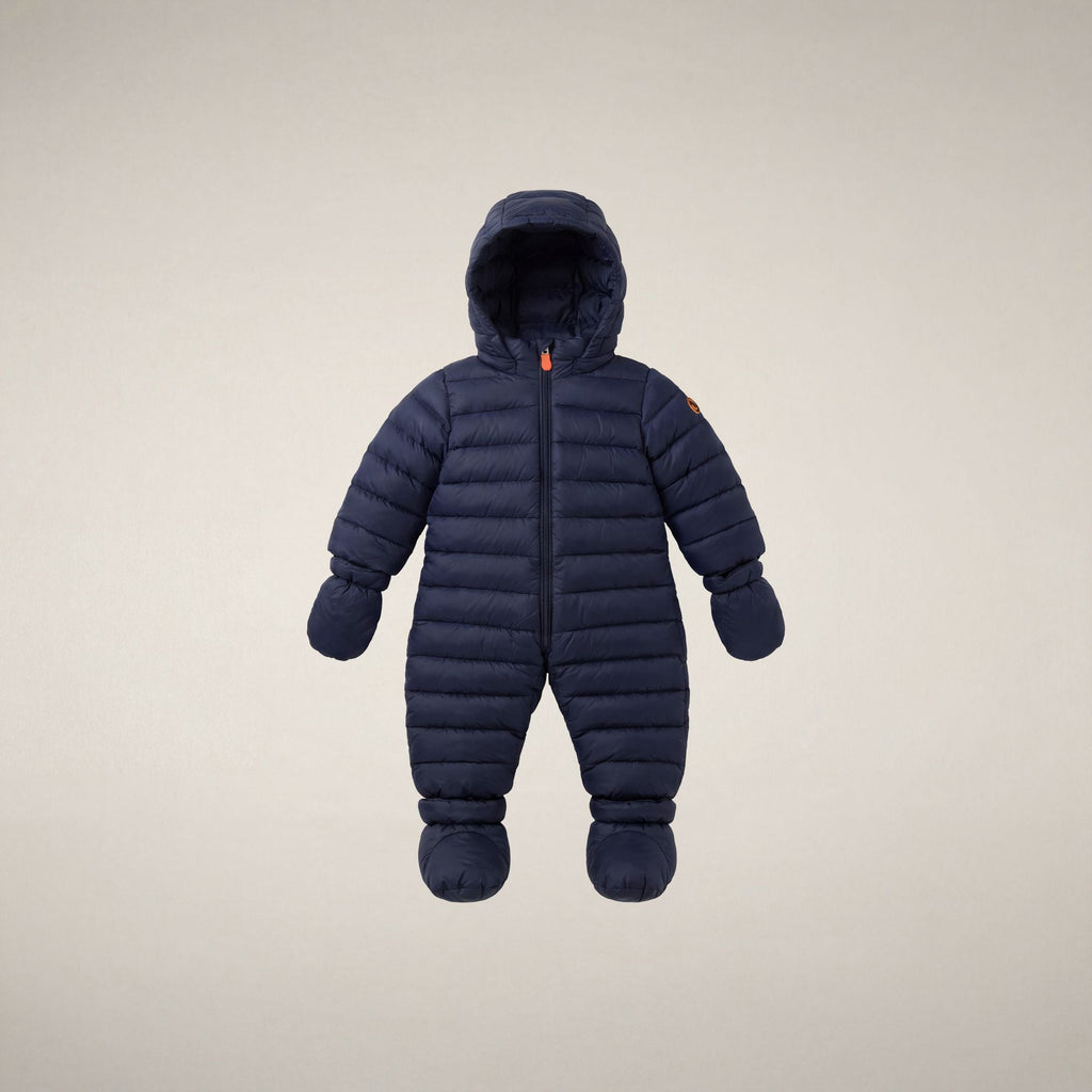 Unisex Baby Padded Overall Storm in Navy Blue