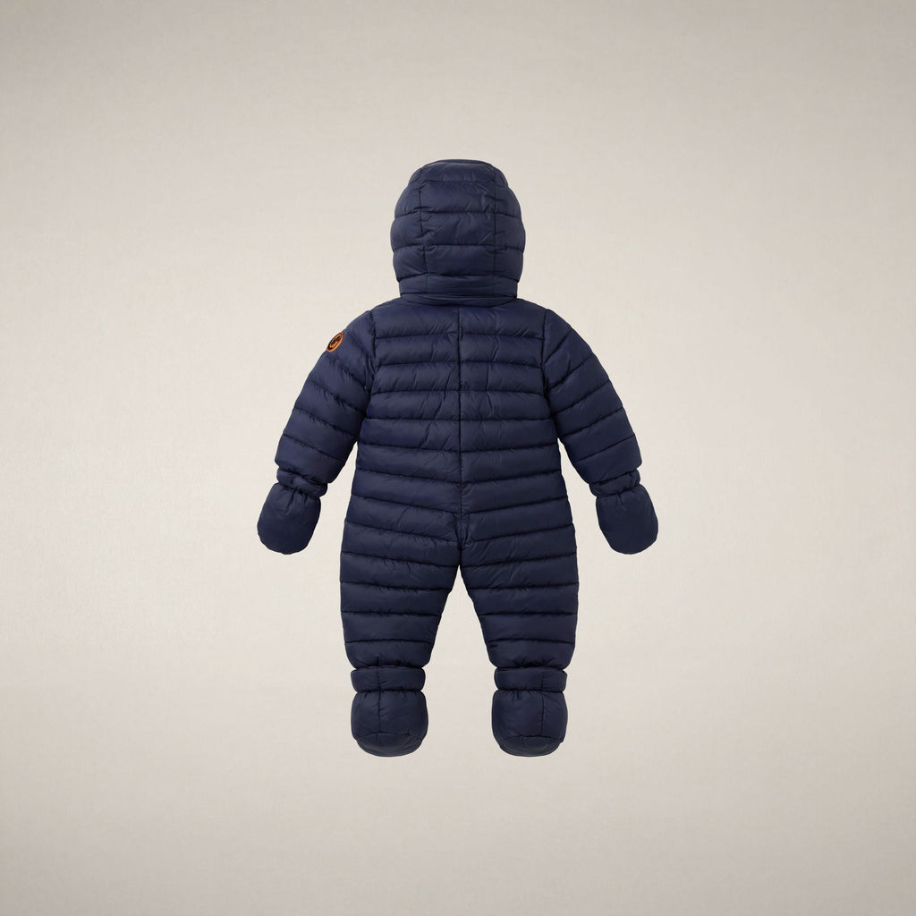 Unisex Baby Padded Overall Storm in Navy Blue