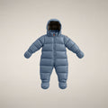 Unisex Baby Padded Overall Shell in Dolphin Blue