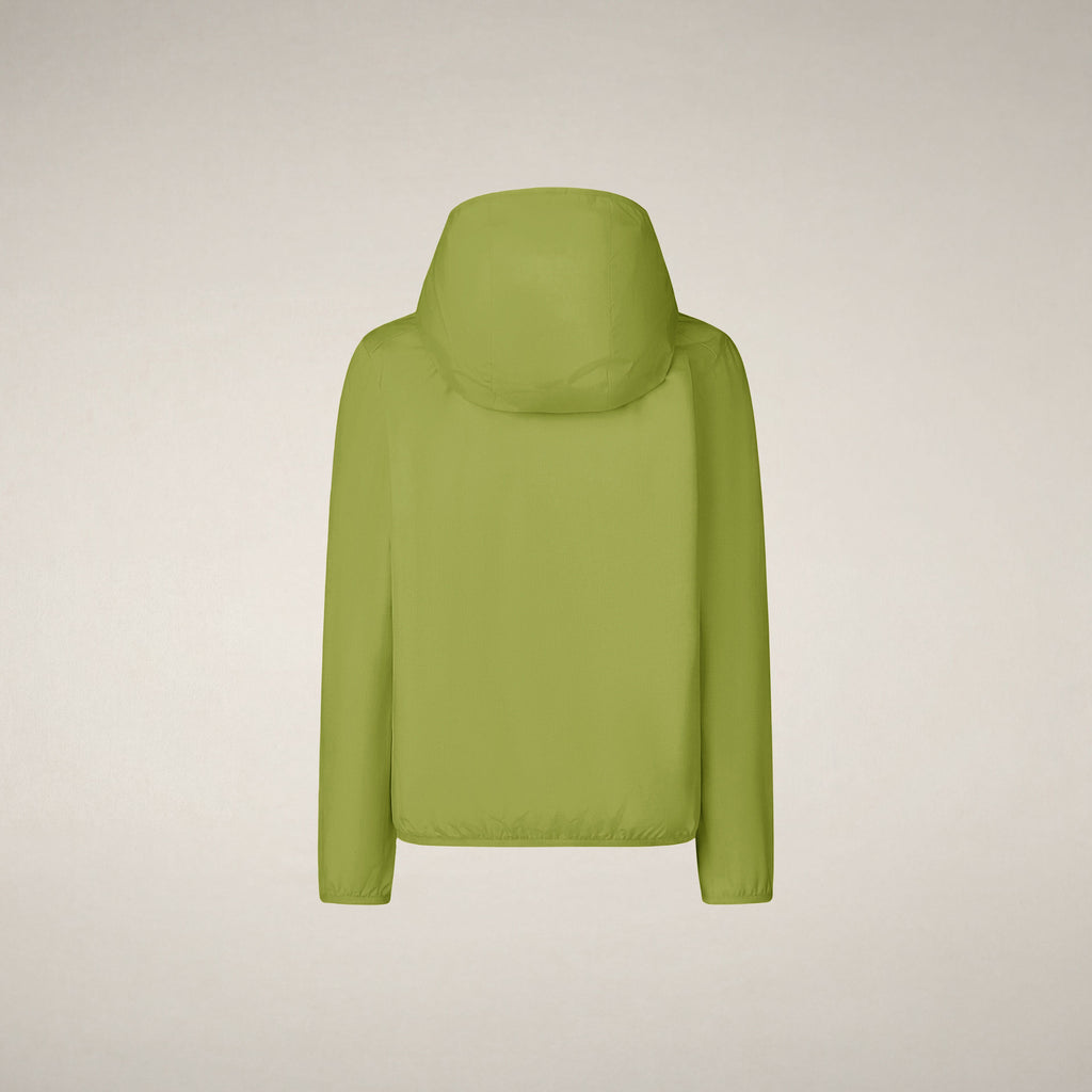 Unisex Kids Hooded Jacket Jules in Citron Green
