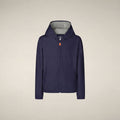 Unisex Kids Hooded Jacket Jules in Navy Blue
