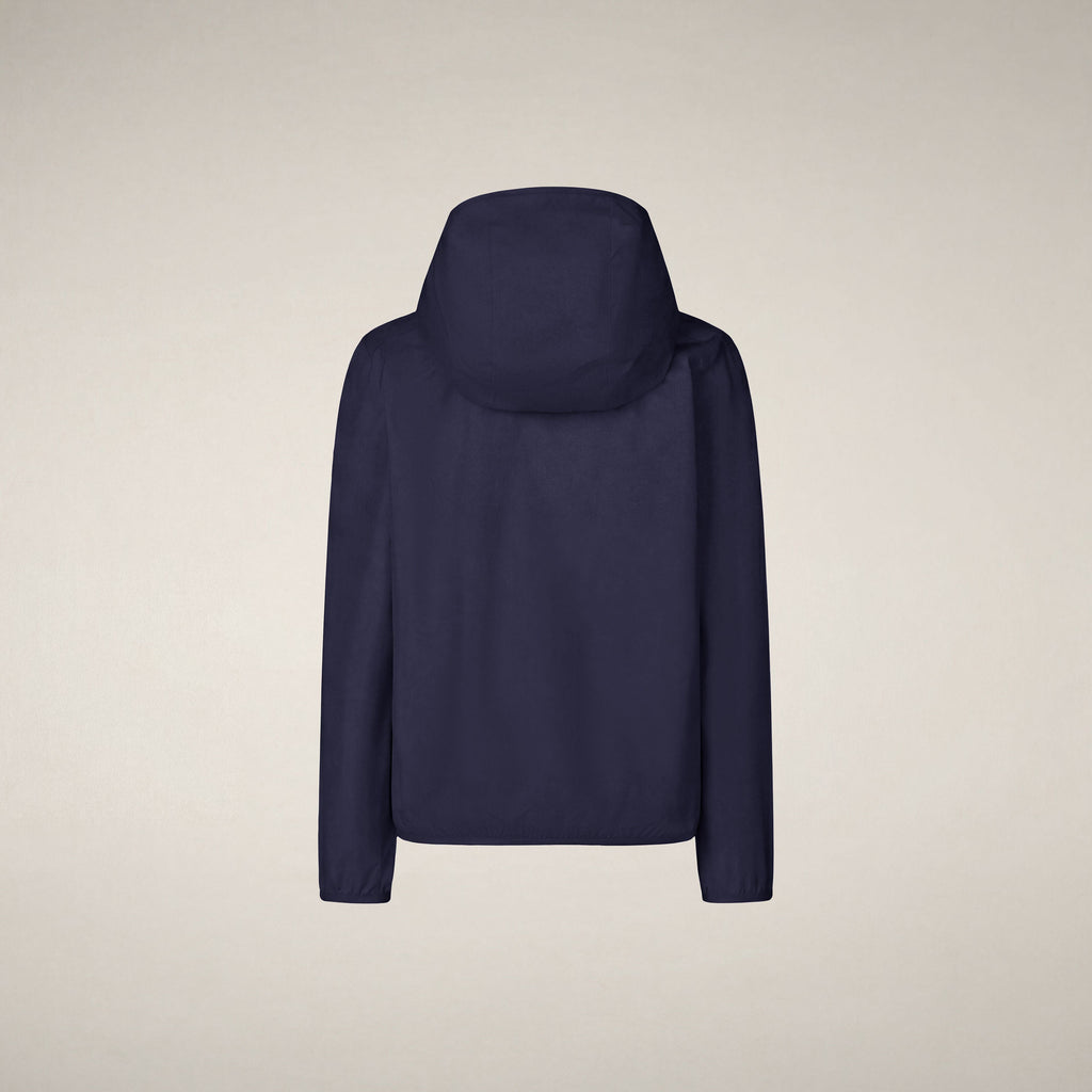 Unisex Kids Hooded Jacket Jules in Navy Blue
