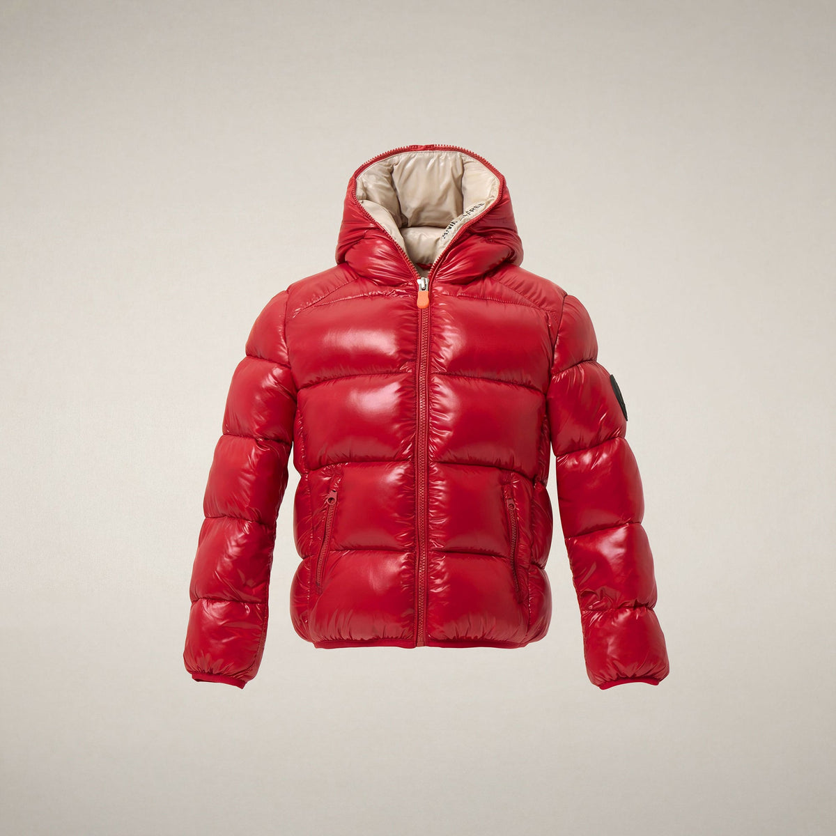 Boys' Puffer Jacket Artie in Dark Red
