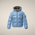 Boys' Puffer Jacket Artie in Dolphin Blue