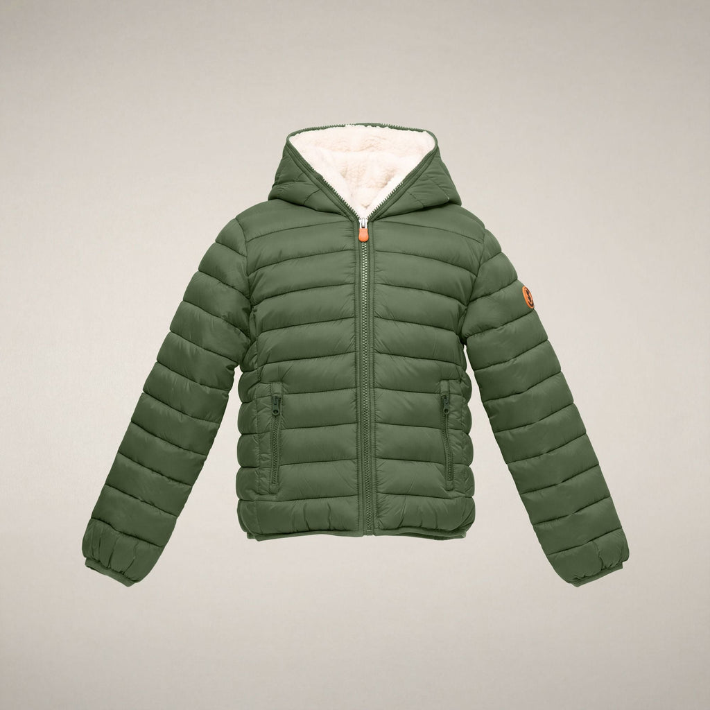 Boys' Puffer Jacket Finnegan in Thyme Green
