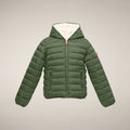 Boys' Puffer Jacket Finnegan in Thyme Green