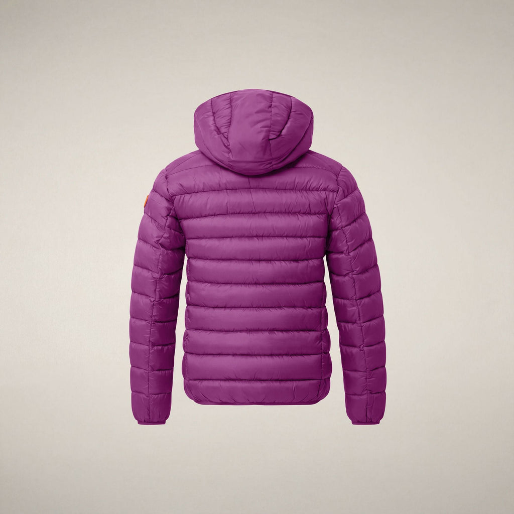Girls' Puffer Jacket Lily in Cyclamen Violet