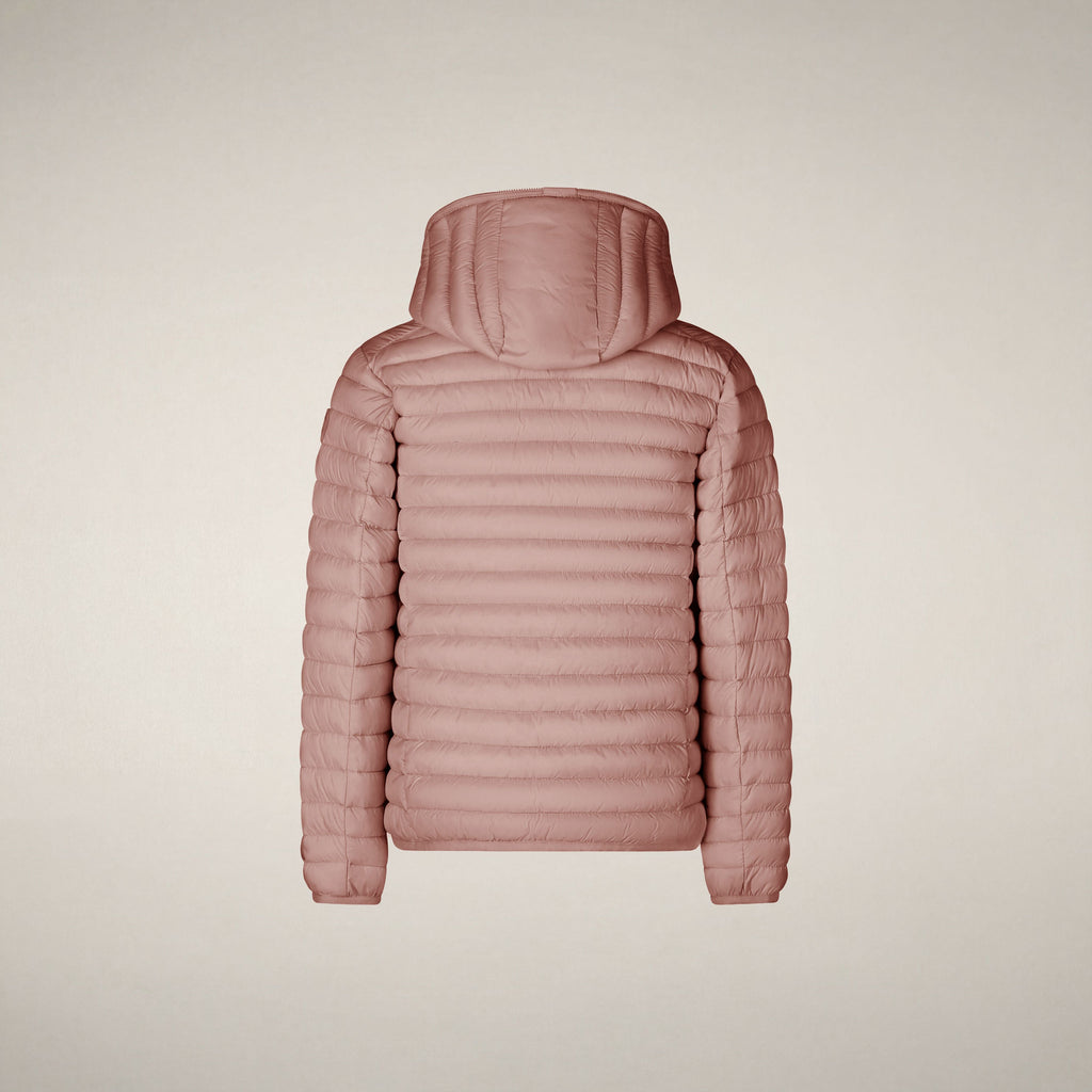 Girls' Puffer Jacket Ana in Blush Pink