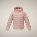 Girls' Puffer Jacket Iris in Baby Pink