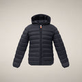Girls' Puffer Jacket Iris in Blue Black