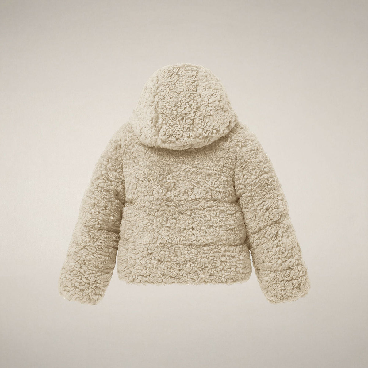 Girls' Faux Fur Jacket Kenda in Shore Beige