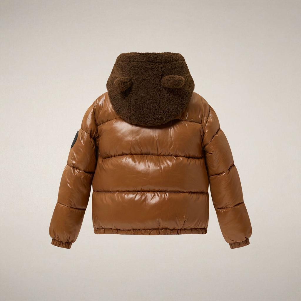 Girls' Bomber Jacket Ulla in Noisette Brown