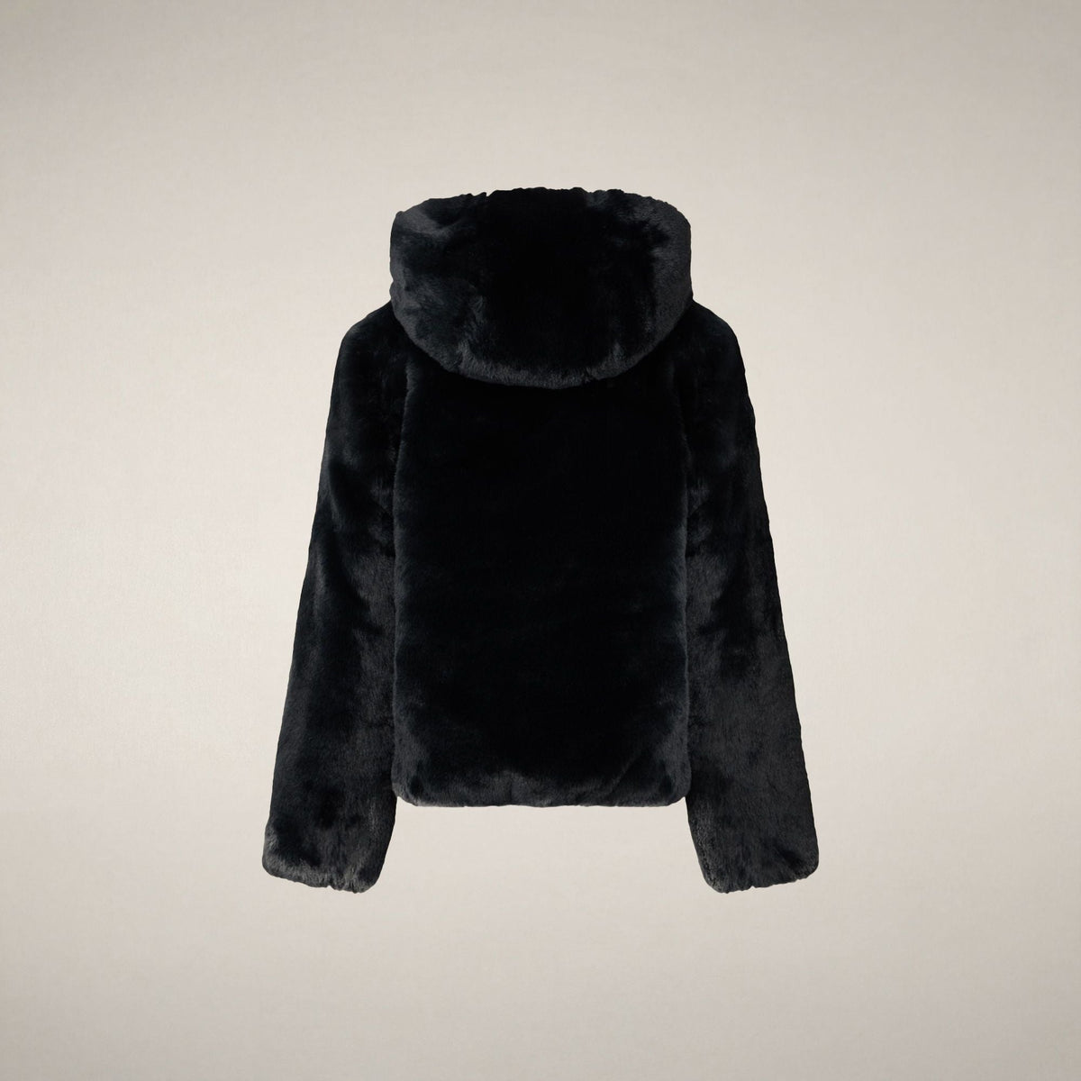 Girls' Reversible Faux Fur Jacket Chloe in Black