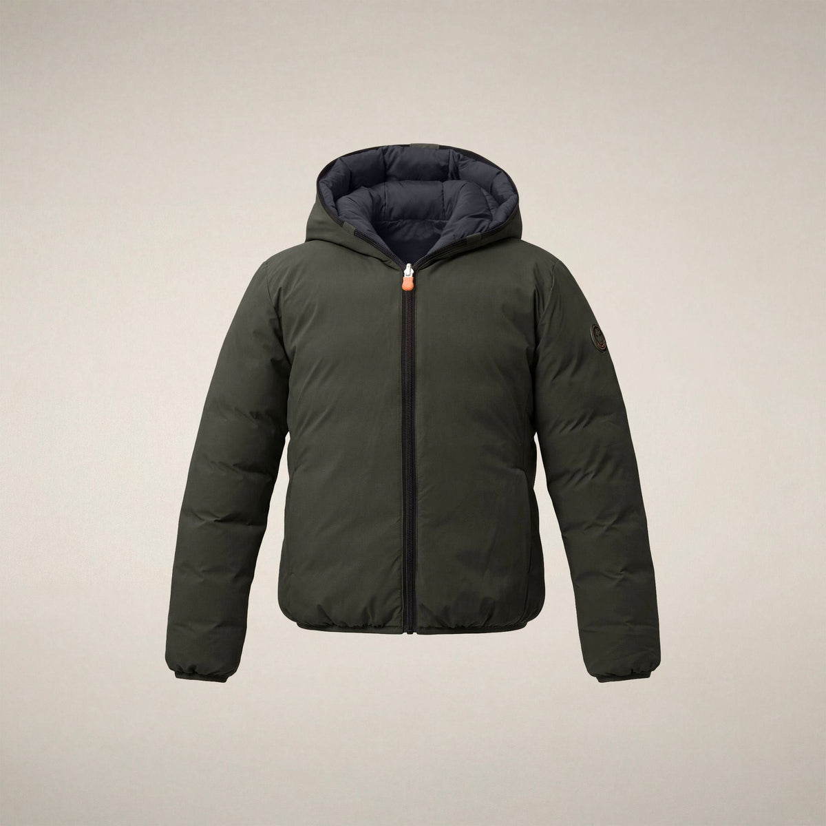 Boys' Reversible Puffer Jacket Oliver in Land Green