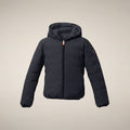 Boys' Reversible Puffer Jacket Oliver in Blue Black