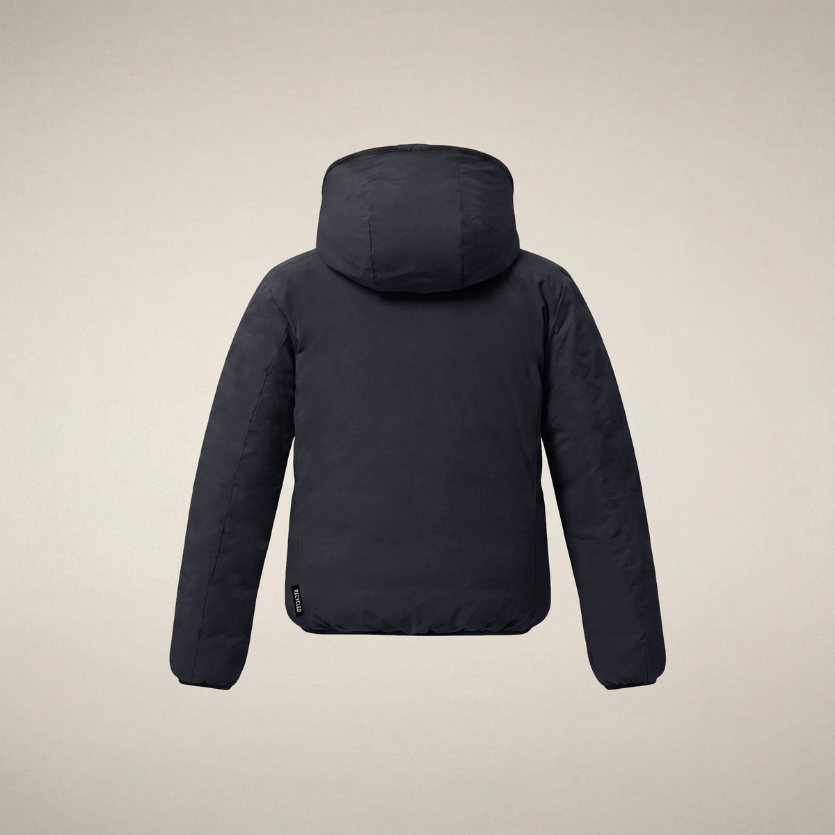 Boys' Reversible Puffer Jacket Oliver in Blue Black