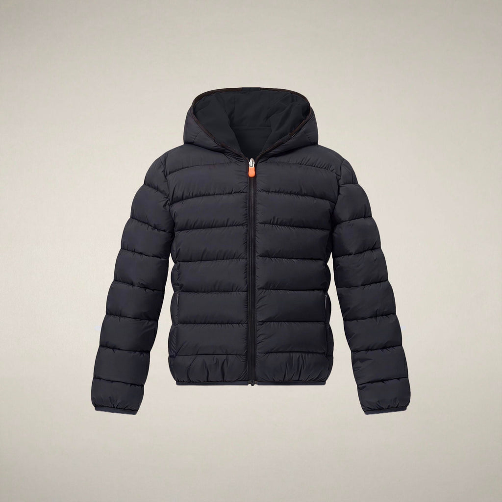 Boys' Reversible Puffer Jacket Oliver in Blue Black