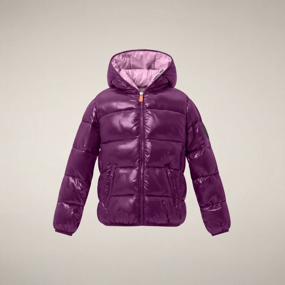 Girls' Puffer Jacket Kate in Cyclamen Violet