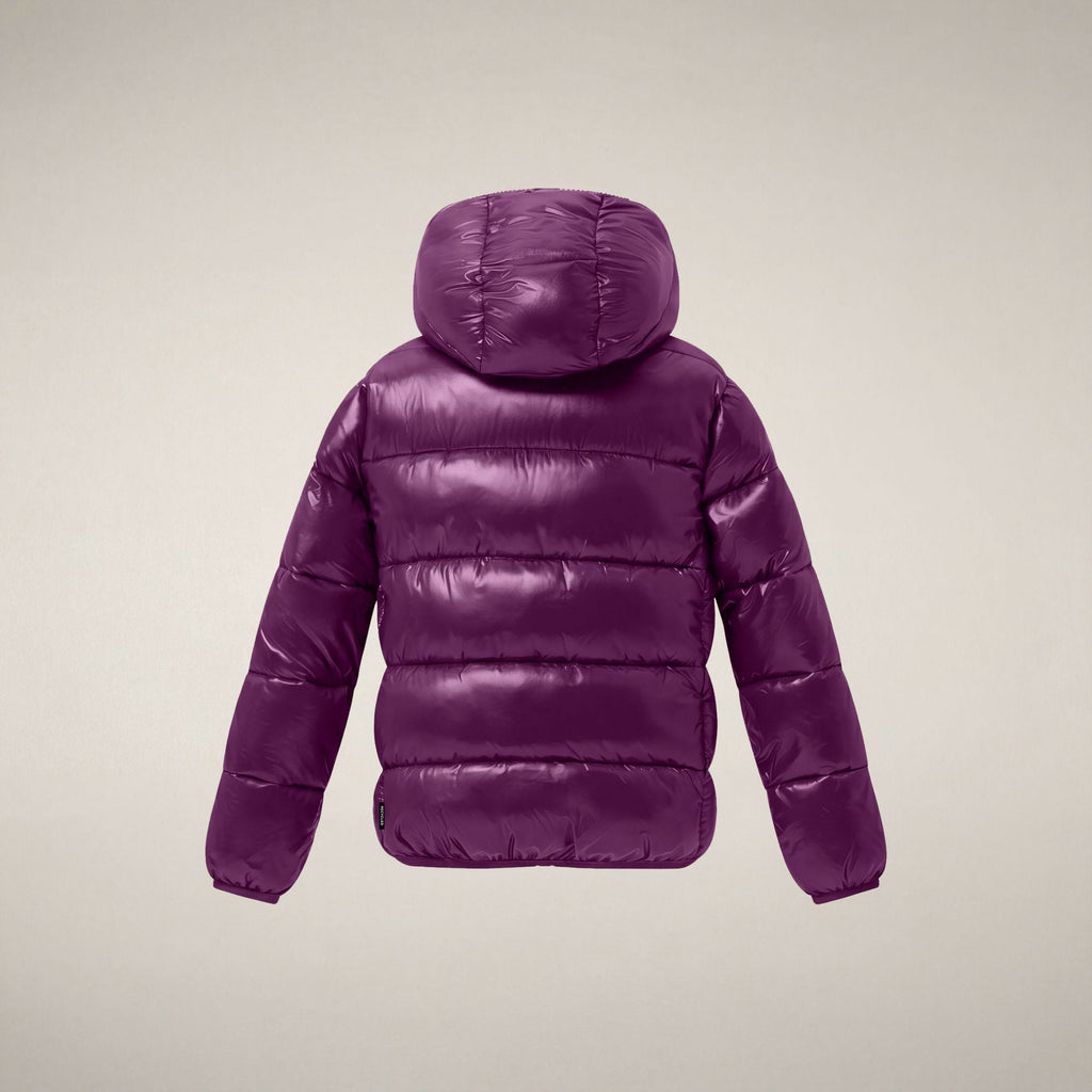 Girls' Puffer Jacket Kate in Cyclamen Violet