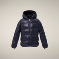 Girls' Puffer Jacket Kate in Blue Black