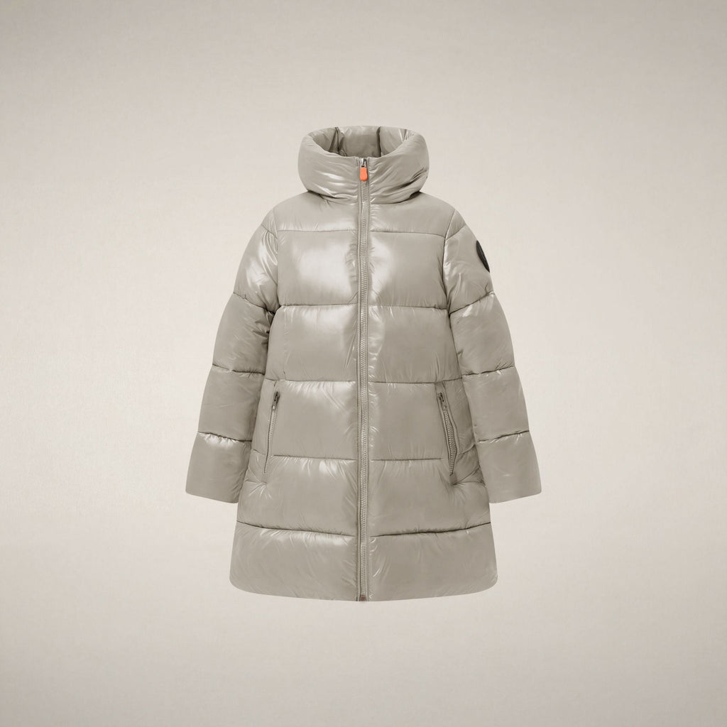 Girls' Puffer Jacket Millie in Rainy Beige