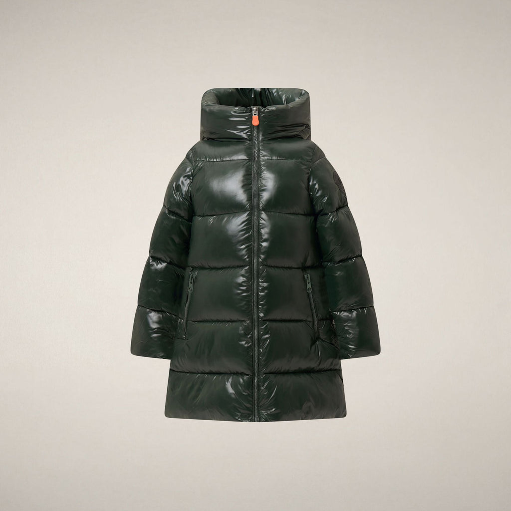 Girls' Puffer Jacket Millie in Nori Green