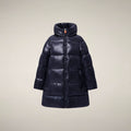Girls' Puffer Jacket Millie in Blue Black