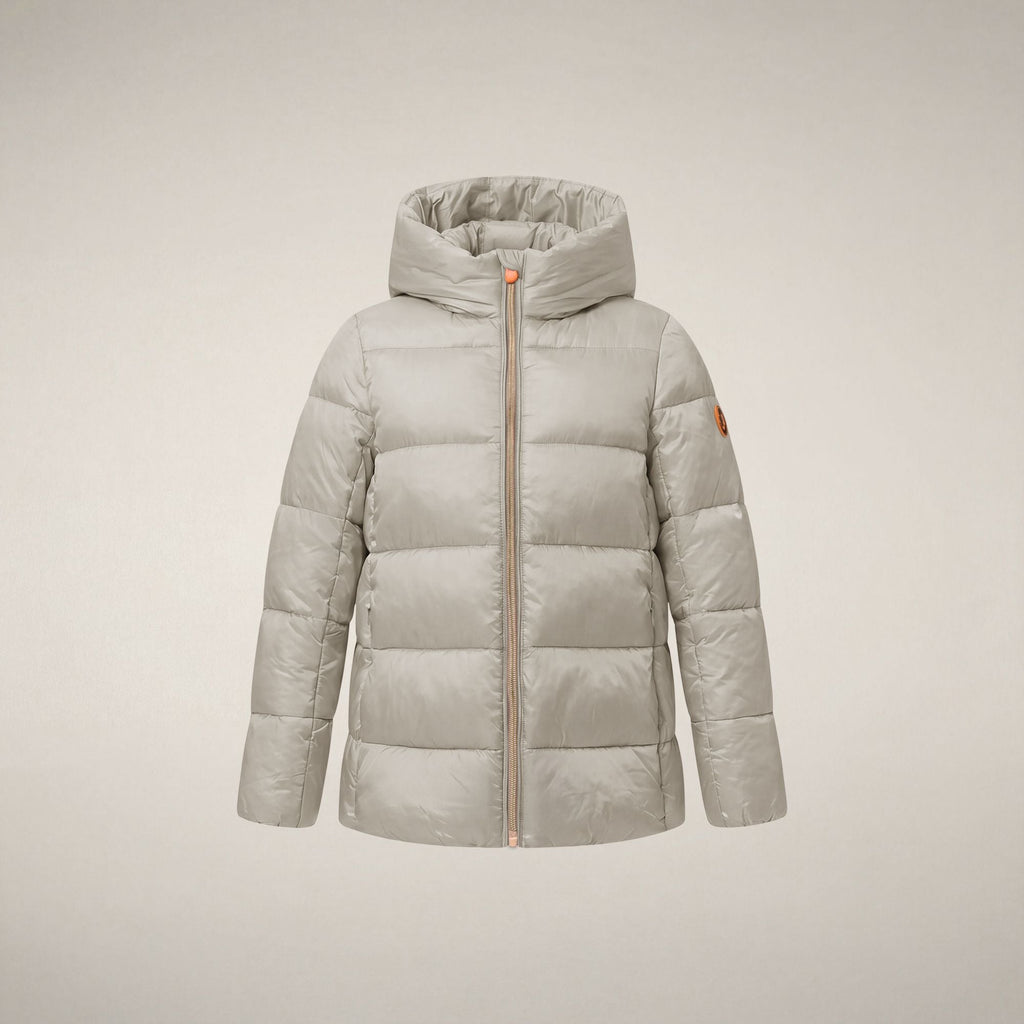 Girls' Puffer Jacket Gracie in Rainy Beige