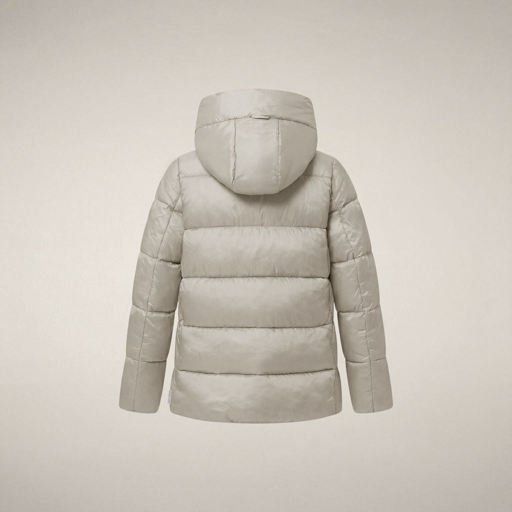 Girls' Puffer Jacket Gracie in Rainy Beige