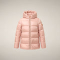 Girls' Puffer Jacket Gracie in Baby Pink