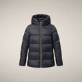 Girls' Puffer Jacket Gracie in Blue Black
