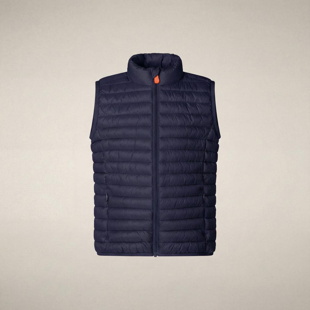 Unisex kids puffer vest Dolin in Navy Blue
