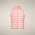 Unisex Kids' Puffer Vest Andy in Blush Pink