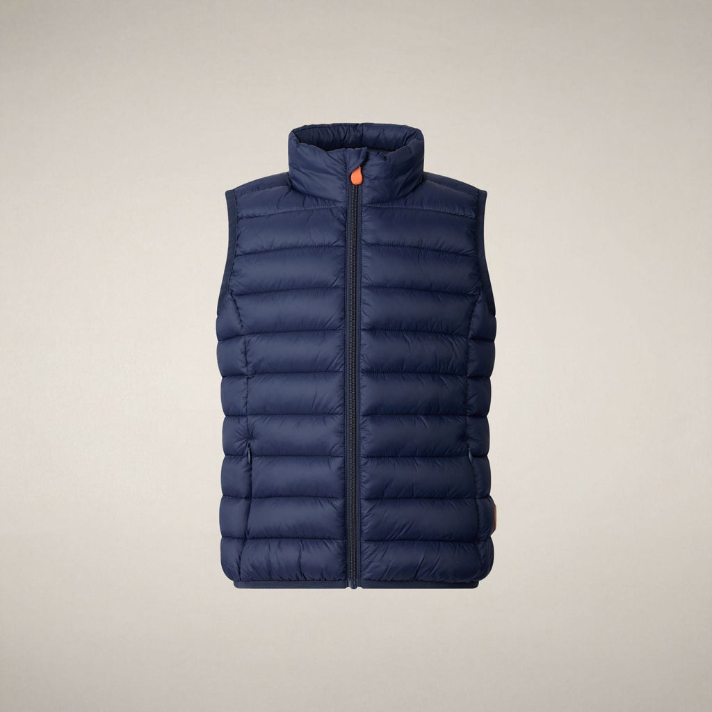 Unisex Kids' Puffer Vest Andy in Navy Blue
