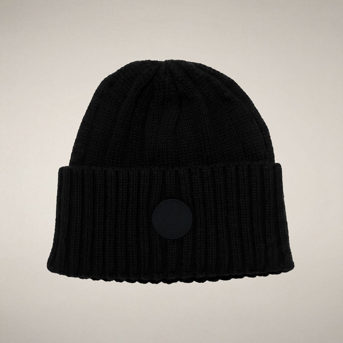 Unisex Kids' ribbed beanie Doyle in Black