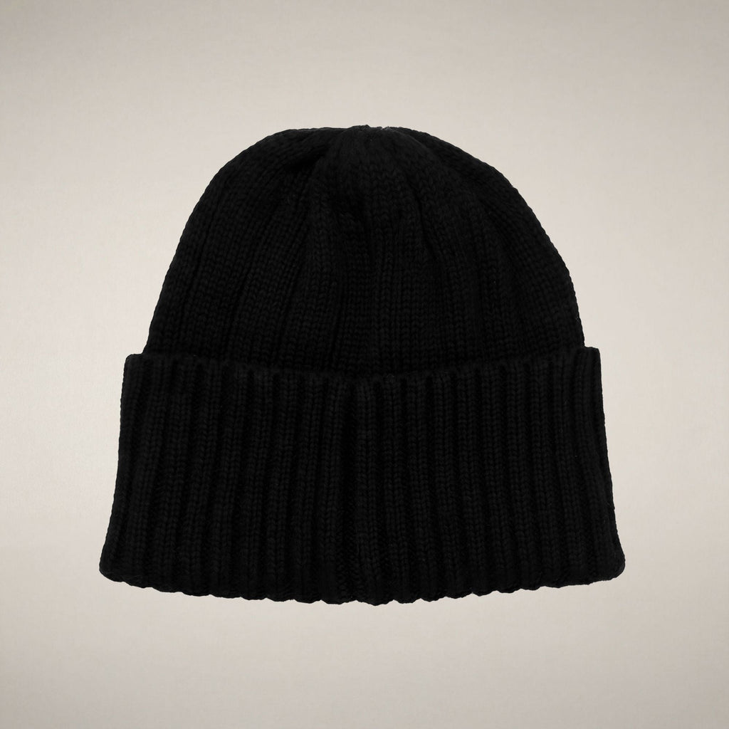 Unisex Kids' ribbed beanie Doyle in Black