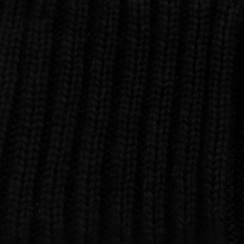 Unisex Kids' ribbed beanie Doyle in Black