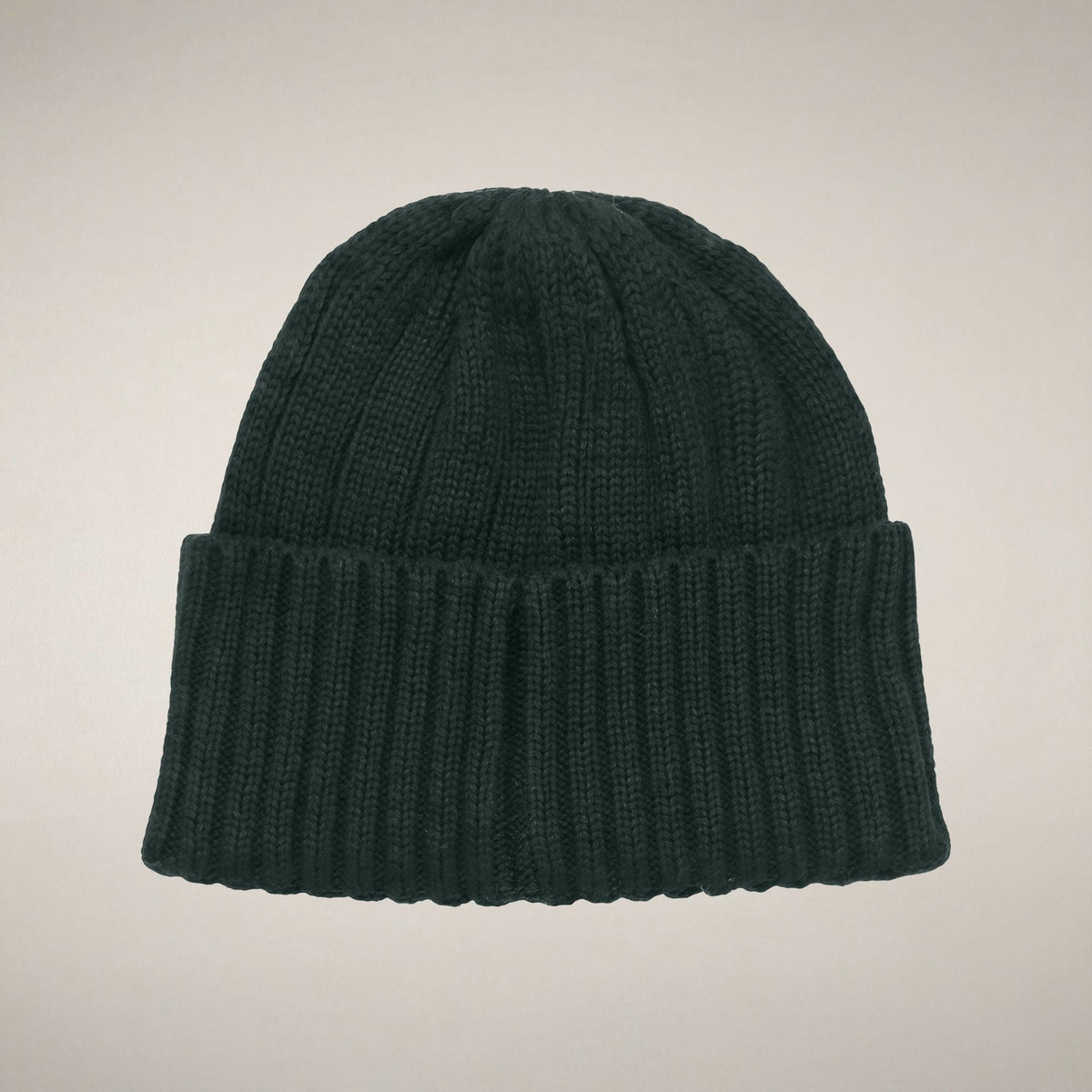 Unisex Kids' Ribbed Beanie Doyle in Nori Green