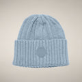 Unisex Kids' Ribbed Beanie Doyle in Pale Blue