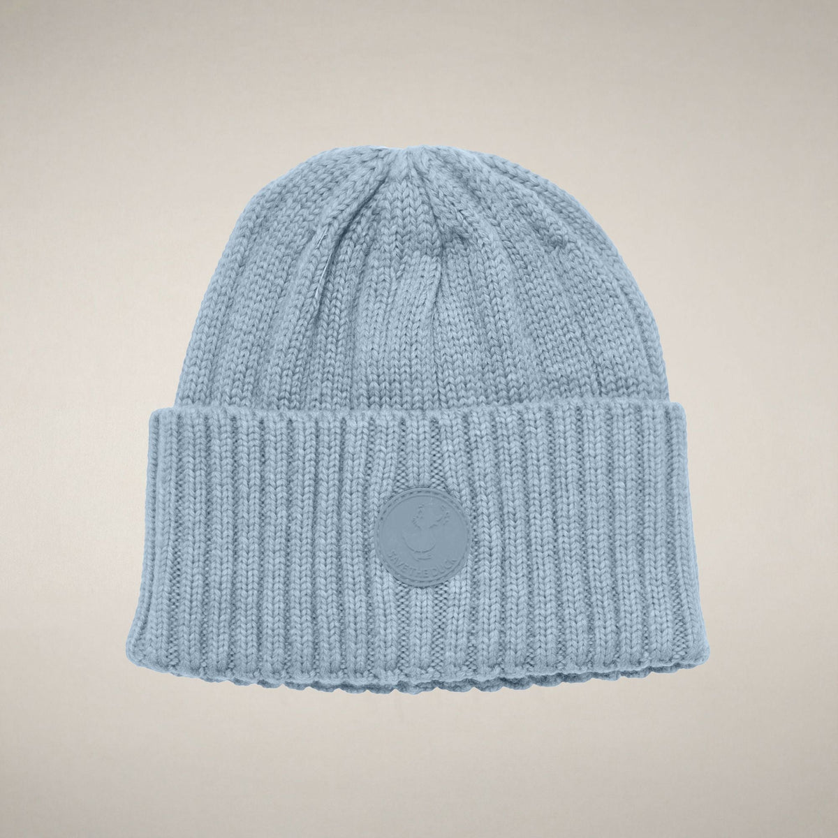 Unisex Kids' Ribbed Beanie Doyle in Pale Blue
