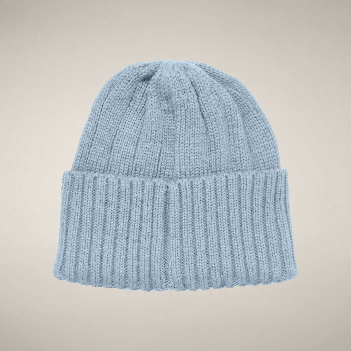 Unisex Kids' Ribbed Beanie Doyle in Pale Blue