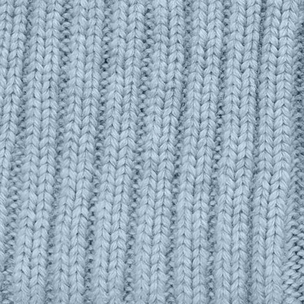 Unisex Kids' Ribbed Beanie Doyle in Pale Blue
