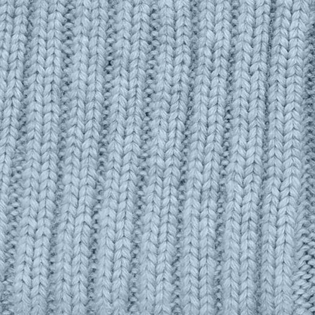 Unisex Kids' Ribbed Beanie Doyle in Pale Blue