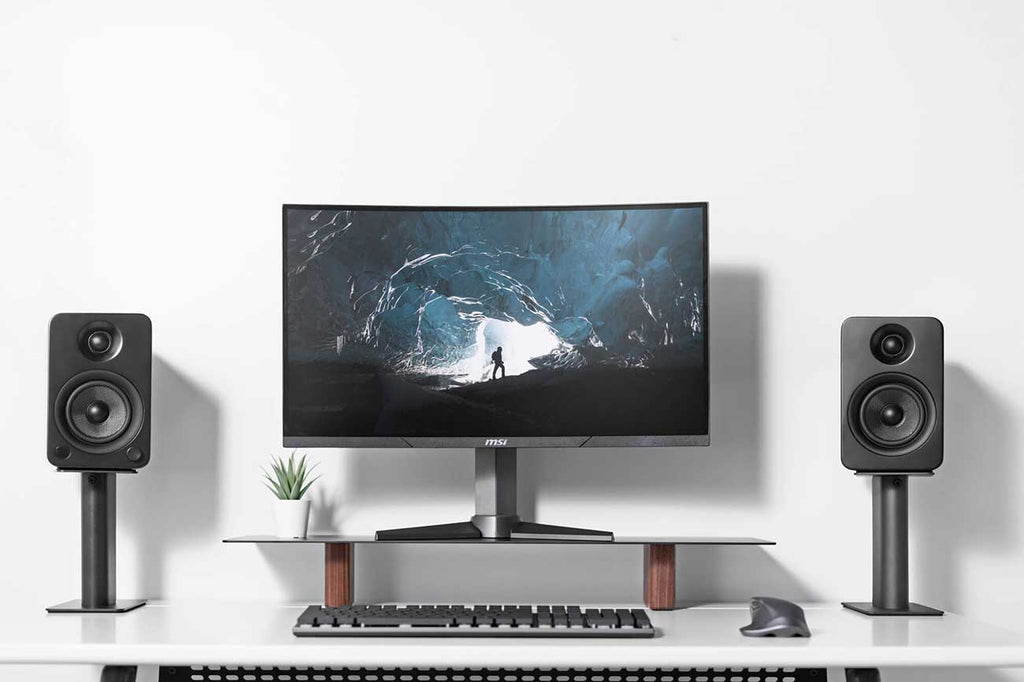 Kanto Black SP9 Elevated Desktop Speaker Stands (Pair) - SP9 - image 3