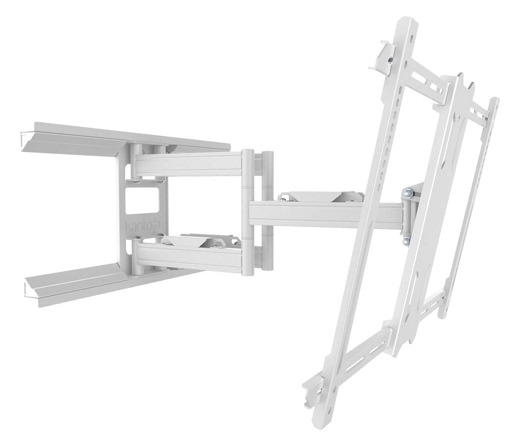 Kanto White Full Motion Mount For Flat Panel TVs 40" - 90" - PDX650W - image 4