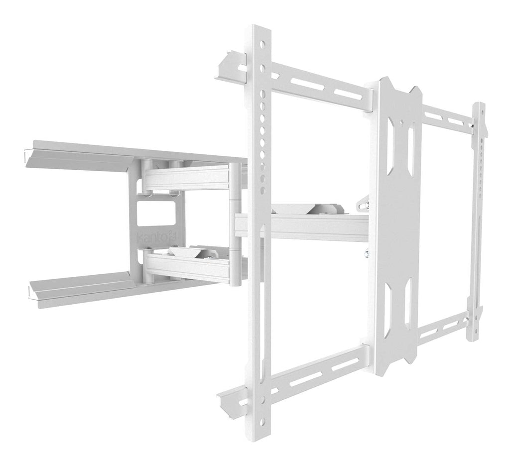 Kanto White Full Motion Mount For Flat Panel TVs 40" - 90" - PDX650W - image 1