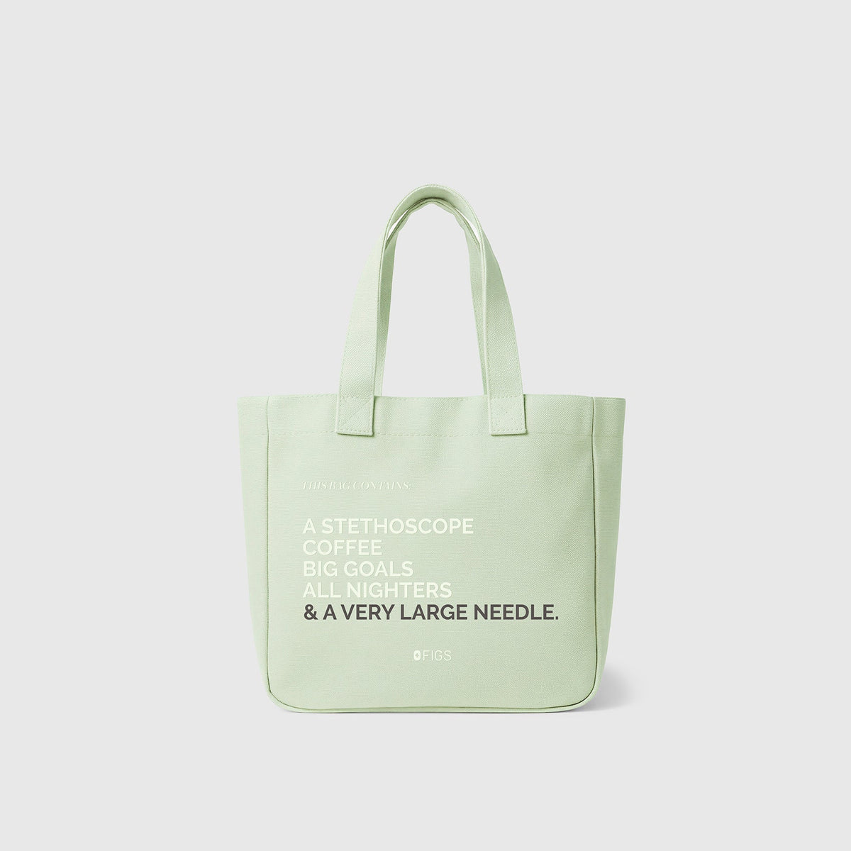 A Very Large Needle Mini Canvas Tote - Sagewater