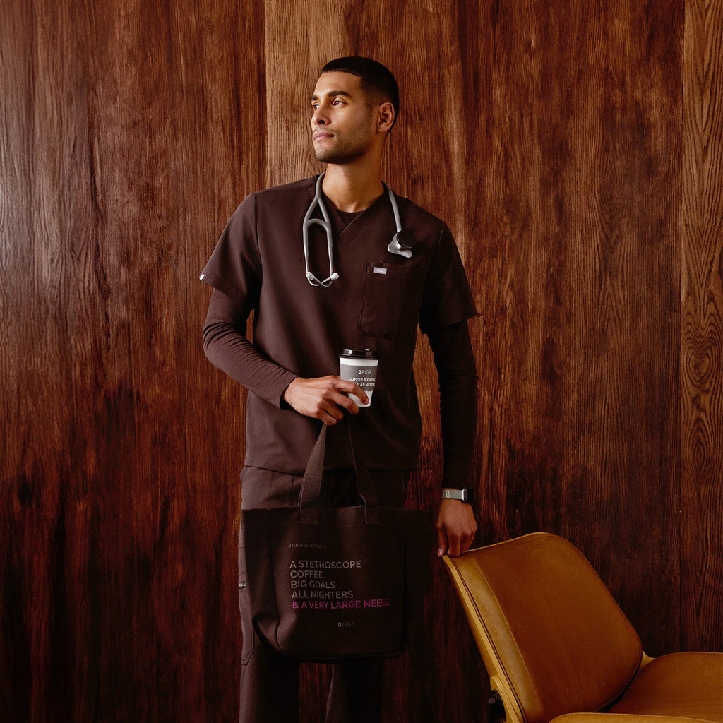 Leon Scrub Top™ - Espresso