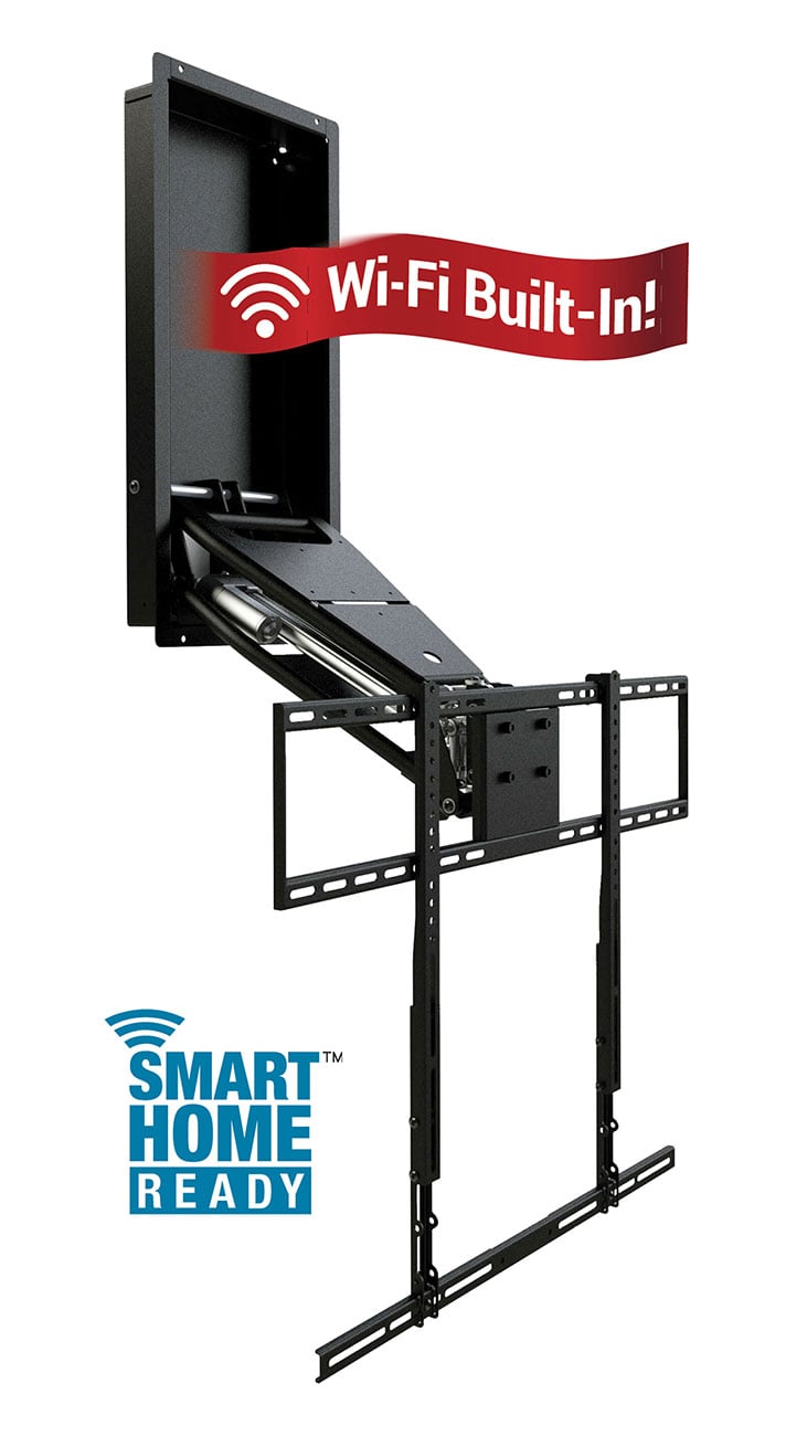 MantelMount Motorized Drop Down & Swivel TV Mount - MM860V2 - image 1