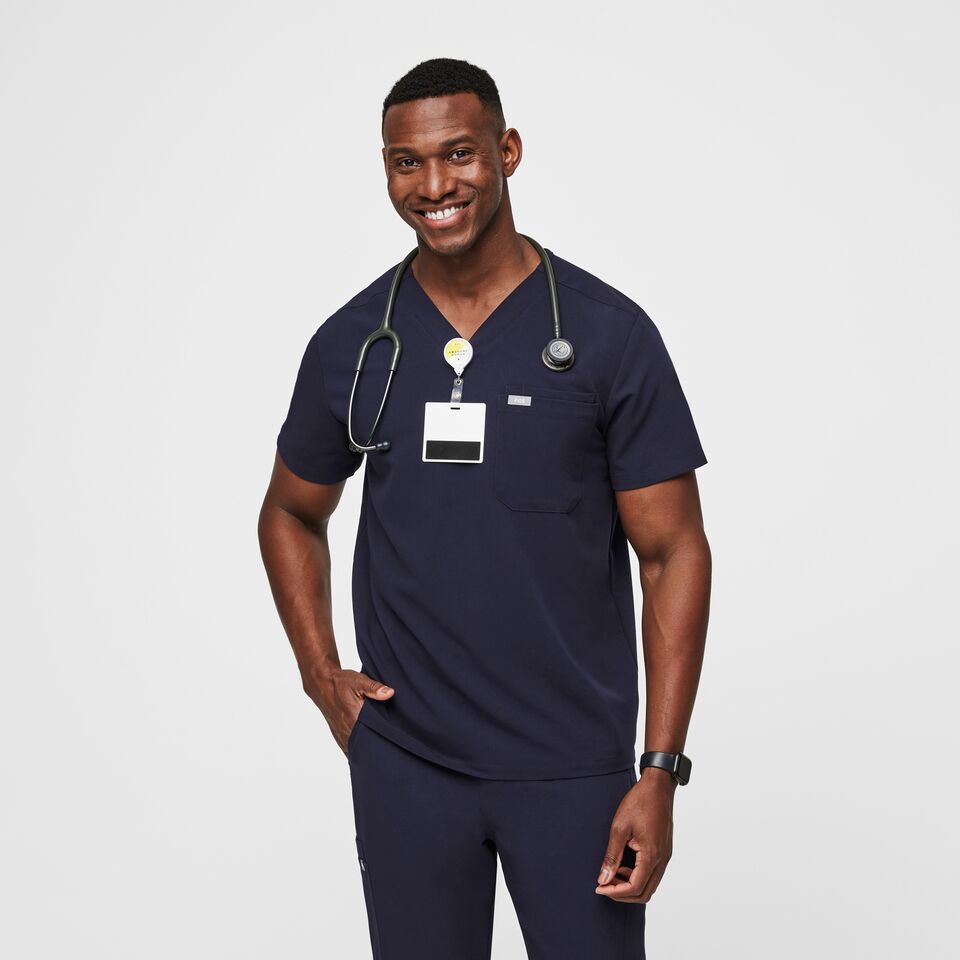 Leon Scrub Top™ - Navy